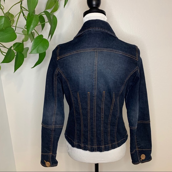 Anthropologie Tulle Petite Jean Jacket. - Picture 2 of 6